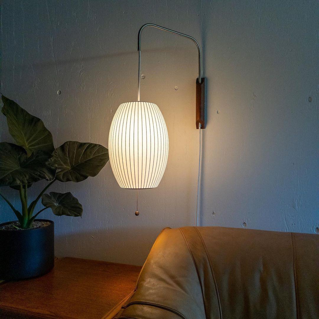Mid-Century Modern Wall Lamp with Soft Diffused Light for Bedroom & Living Room