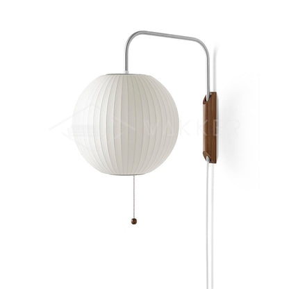 Mid-Century Modern Wall Lamp with Soft Diffused Light for Bedroom & Living Room