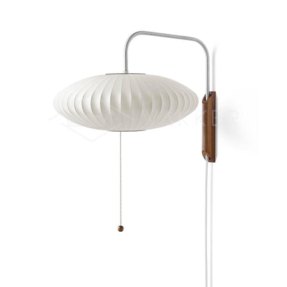 Mid-Century Modern Wall Lamp with Soft Diffused Light for Bedroom & Living Room