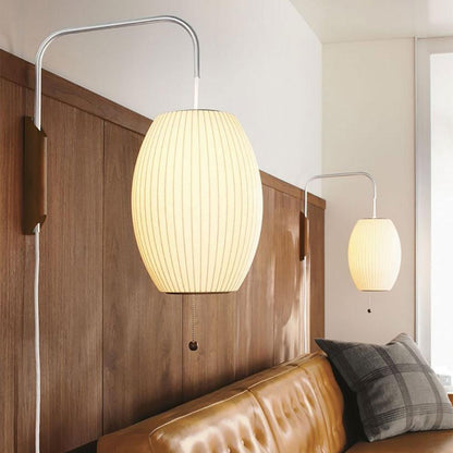 Mid-Century Modern Wall Lamp with Soft Diffused Light for Bedroom & Living Room