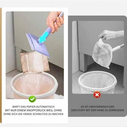 Mini Hands Free Mop with 360 Degree Rotating Head Compact Cleaning Mop