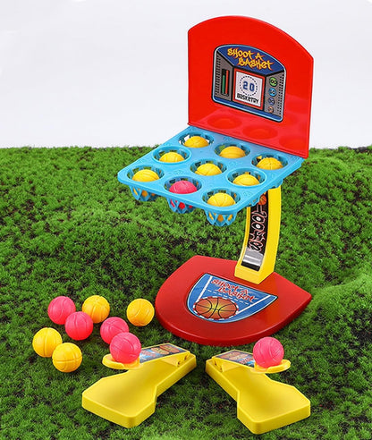 Mini Indoor Basketball Game Compact Tabletop Hoop Set