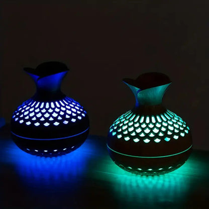 Mini Vase Humidifier USB Aroma Diffuser Flower Design Portable Air Humidifier