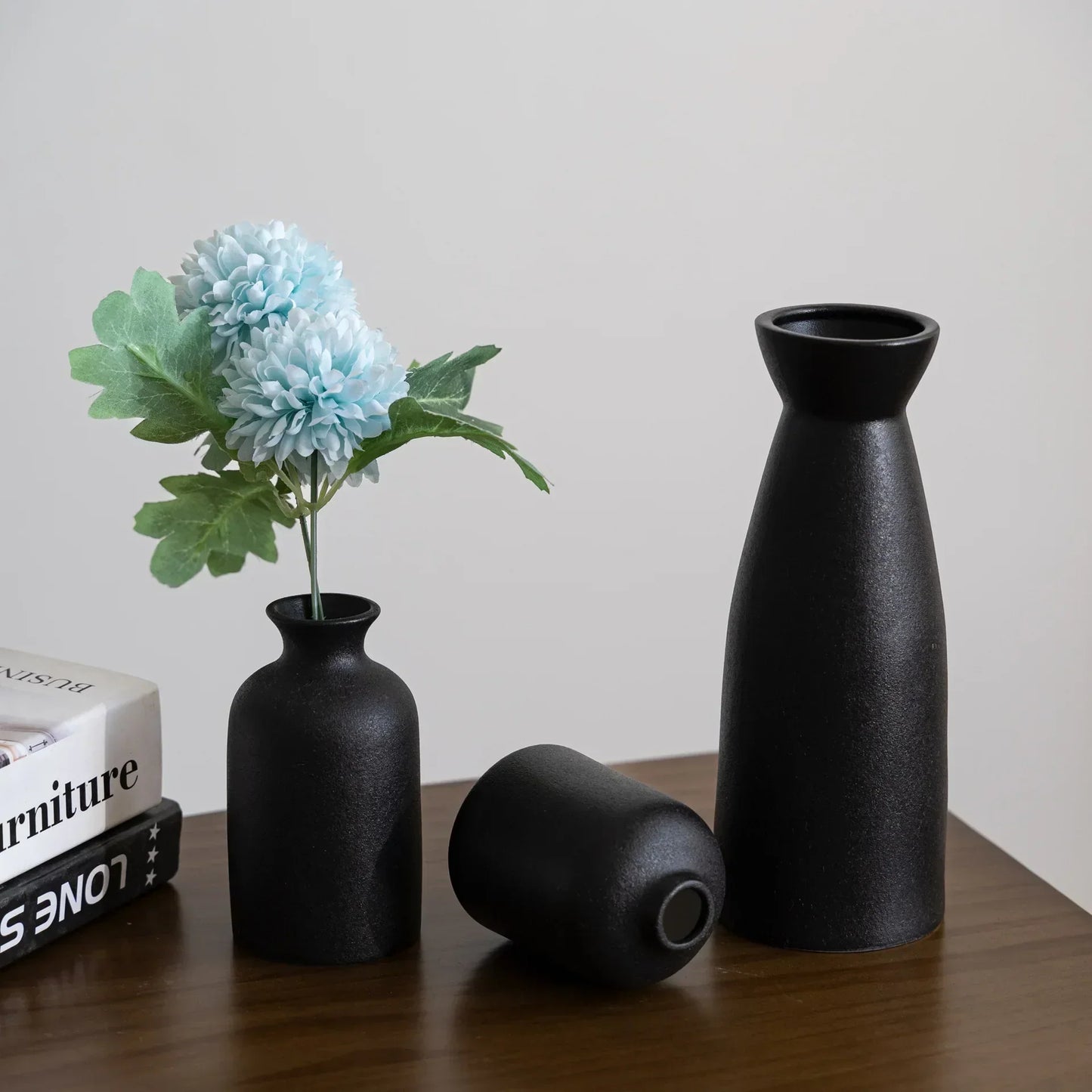 Minimalist Ceramic Vase Set Timeless Elegant Home Decor