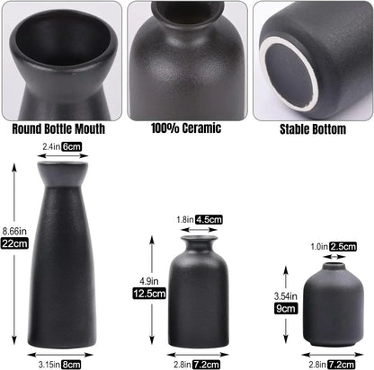 Minimalist Ceramic Vase Set Timeless Elegant Home Decor