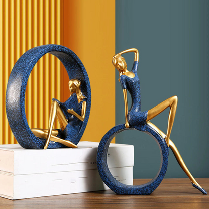 Modern Abstract Sculpture Home Decor Decorative Statue for Living Room Office