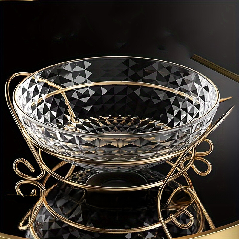 Modern Fruit Bowl Holder Minimalist Countertop Display Stand