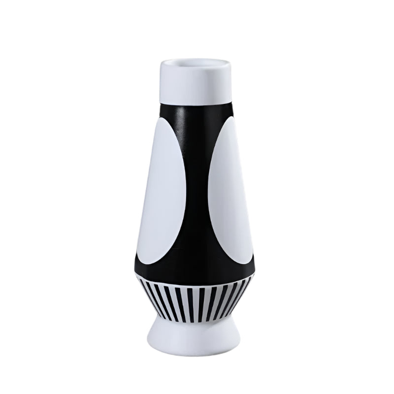 Modern Geometric Vase Decorative Flower Arrangement Home Decor Accent