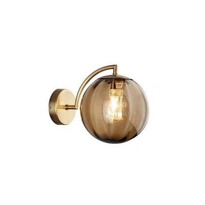 Modern Glass Wall Lamp Elegant Indoor Wall Sconce Decorative Lighting Fixture