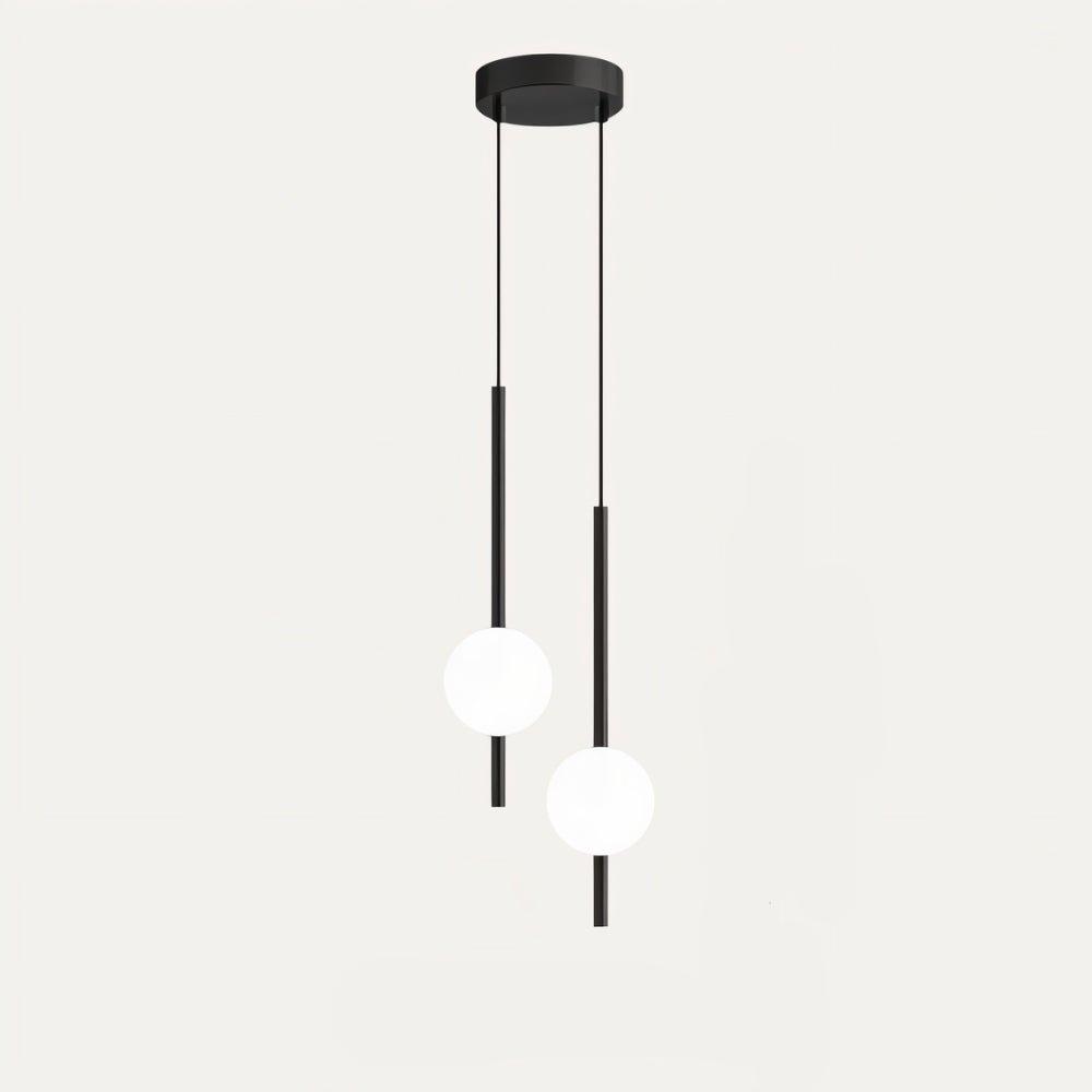 Modern Globe Pendant Light Elegant Hanging Ceiling Lamp for Bedroom Dining Room Living Room