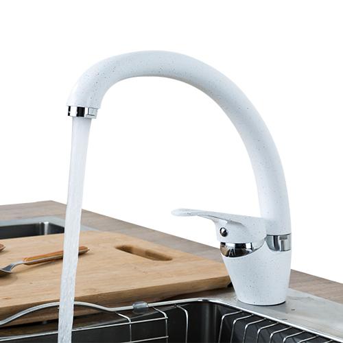 Modern Kitchen Faucet Flexible Spout Stainless Steel Sink Mixer Tap