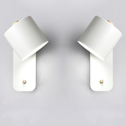 Modern LED Wall Lamp Switch Metal Design Indoor Lighting