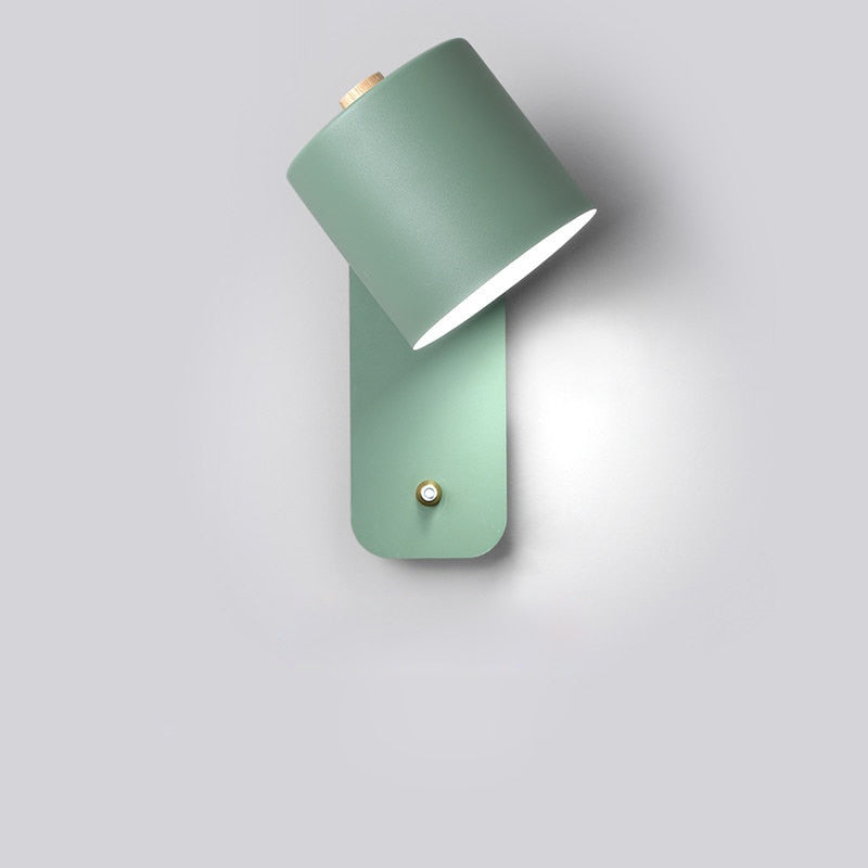 Modern LED Wall Lamp Switch Metal Design Indoor Lighting