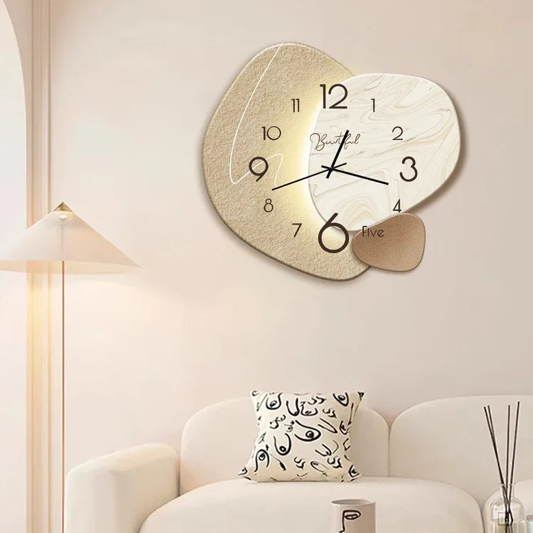 Modern Minimalist Wall Clock Elegant Decorative Wall Clock for Living Room Office Home