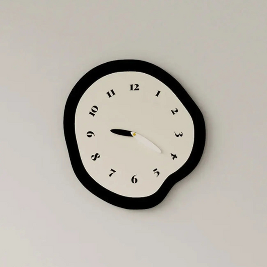Modern Silent Wall Clock Minimalist Artistic Shape Decorative Home Office Timepiece