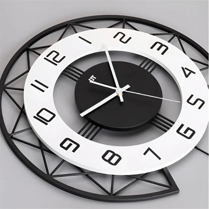Modern Silent Wall Clock Minimalist Decorative Wall Clock for Home and Office