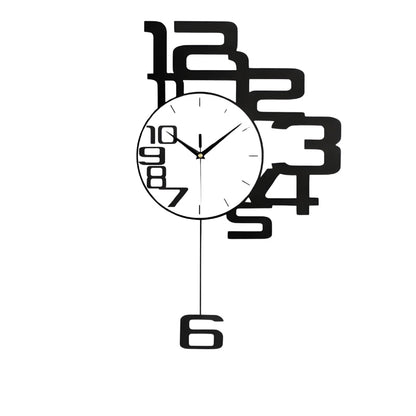 Modern Silent Wall Clock Minimalist Non Ticking Decorative Home Office Clock
