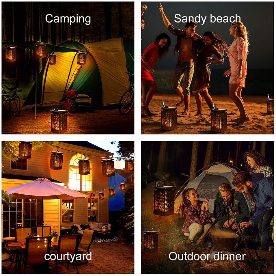 Modern Solar Garden Lantern LED Outdoor Decorative Solar Table Light