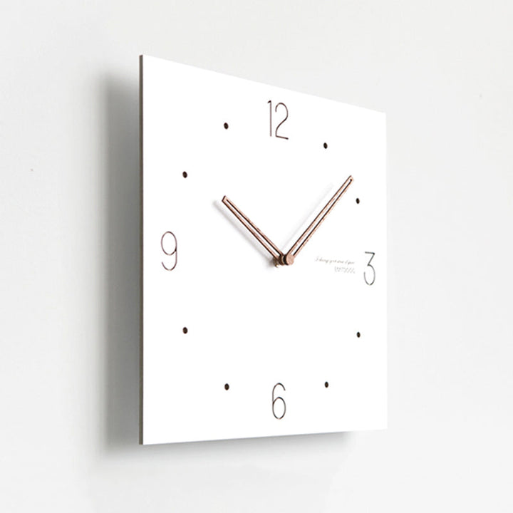 Modern Square Wall Clock Minimalist Large Display Living Room Office Decor