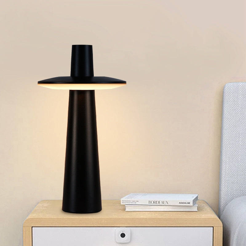 Modern Touch Sensor Table Lamp Unique Design Compact Bedside Desk Light