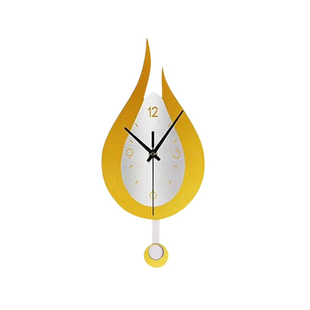 Modern Water Drop Wall Clock Minimalist Decorative Design
