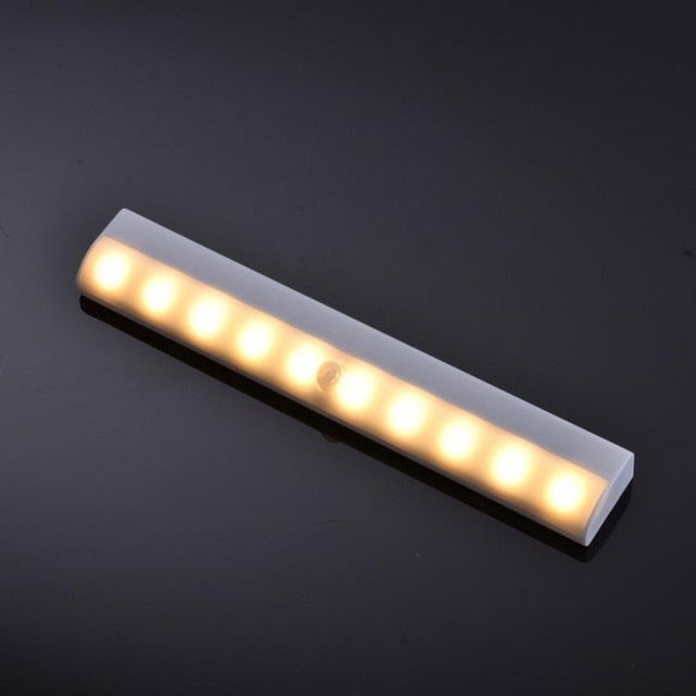 Motion Sensor LED Light Wireless Motion Activated Night Light with Adjustable Sensor