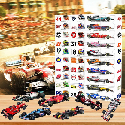 Motorsport Racing Advent Calendar Collectible Countdown Gift Set