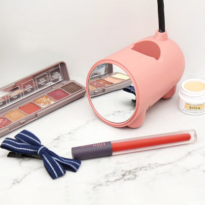 Multifunction Cute Rabbit Desk Lamp LED Touch USB Pen Holder