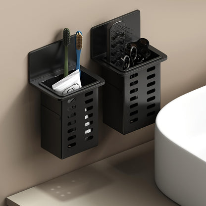 Multifunction Wall Shelf for Bathroom and Kitchen No Drill Self Adhesive Storage Rack