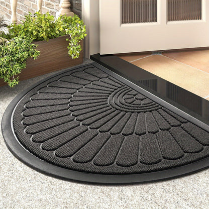 Non Slip Indoor Outdoor Door Mat Heavy Duty Dirt Trapping Entry Floor Rug
