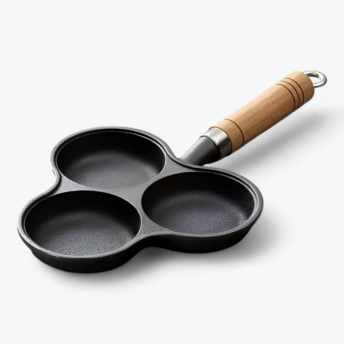 Nonstick Breakfast Pan with Multi Section Egg Pancake Frying Pan and Non Slip Handle