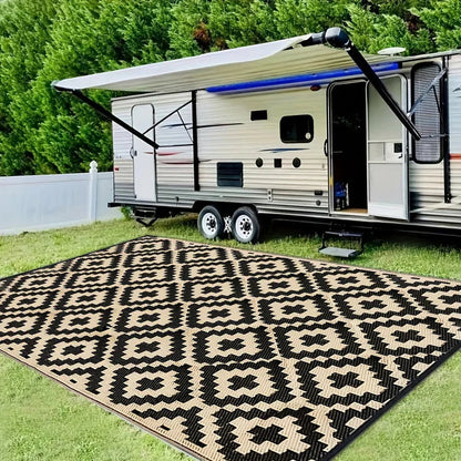 Outdoor Camping Rug Waterproof Reversible Foldable Patio Garden Mat