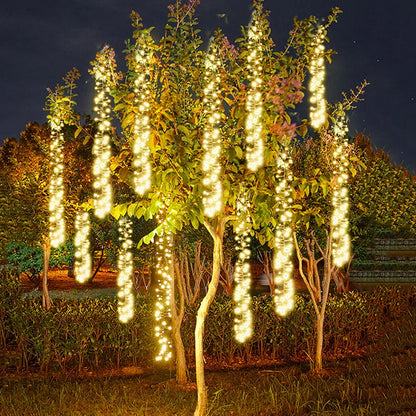 Outdoor LED Meteor Shower Lights Enchanting Decorative String Lights