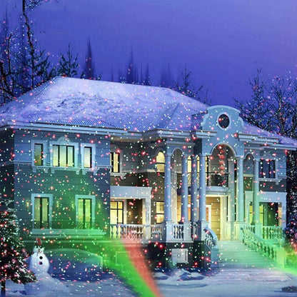 Outdoor Laser Projector Christmas House Light Decoration