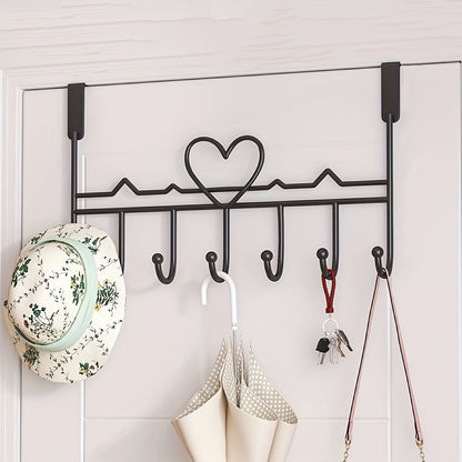 Over Door Hook Rack Modern Door Hanger Organizer for Coats Towels and Accessories