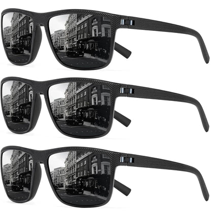 Polarized Sunglasses 3 Pack – UV400 Protection for Outdoor Activities