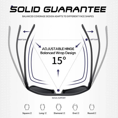 Polarized Sunglasses 3 Pack – UV400 Protection for Outdoor Activities
