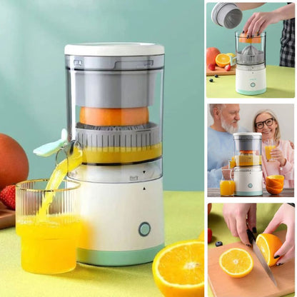 Portable Electric Juicer Compact Rechargeable Fruit Juice Maker for Home Travel and Office