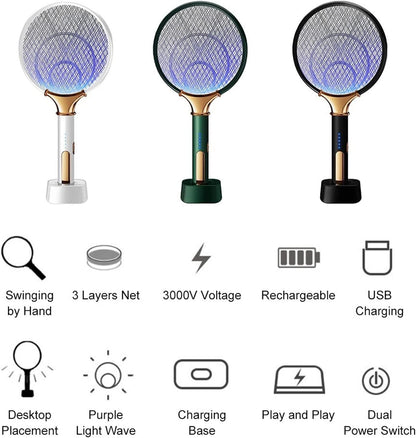 Portable Electric Mosquito Killer – Rechargeable, Safe and Eco Friendly