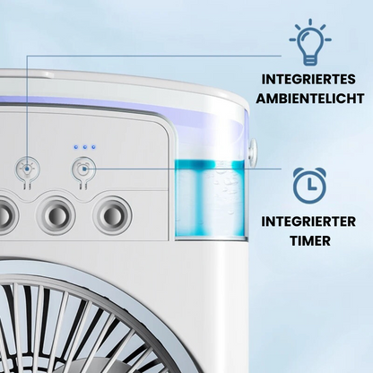 Portable Mini Air Cooler Desk Cooling Fan with Water Tank