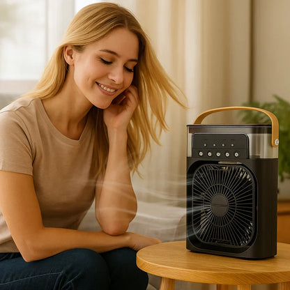 Portable Mini Air Cooler Desk Cooling Fan with Water Tank