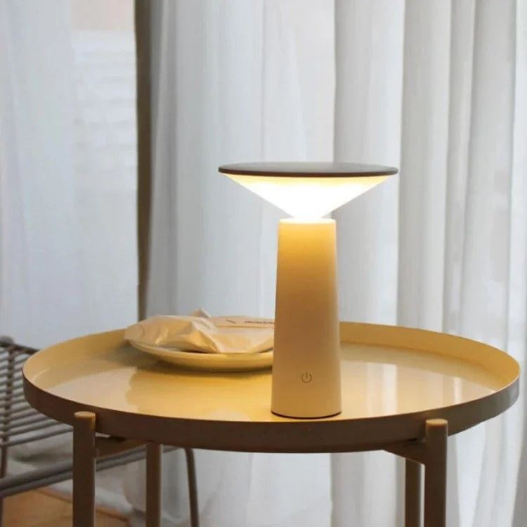 Portable USB Rechargeable Table Lamp Dimmable LED Desk Lamp with Adjustable Lighting Modes