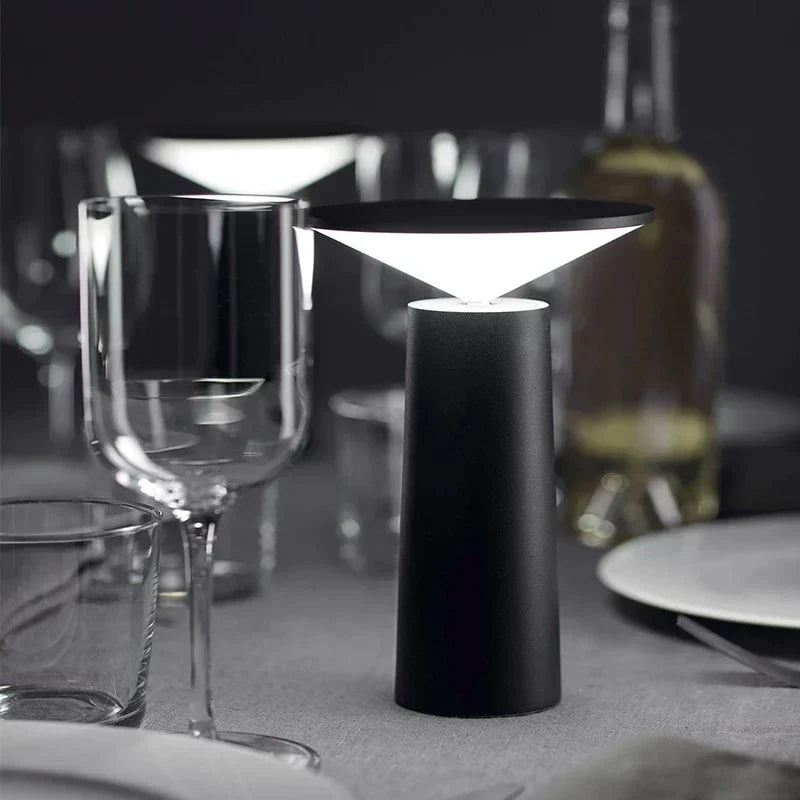 Portable USB Rechargeable Table Lamp Dimmable LED Desk Lamp with Adjustable Lighting Modes