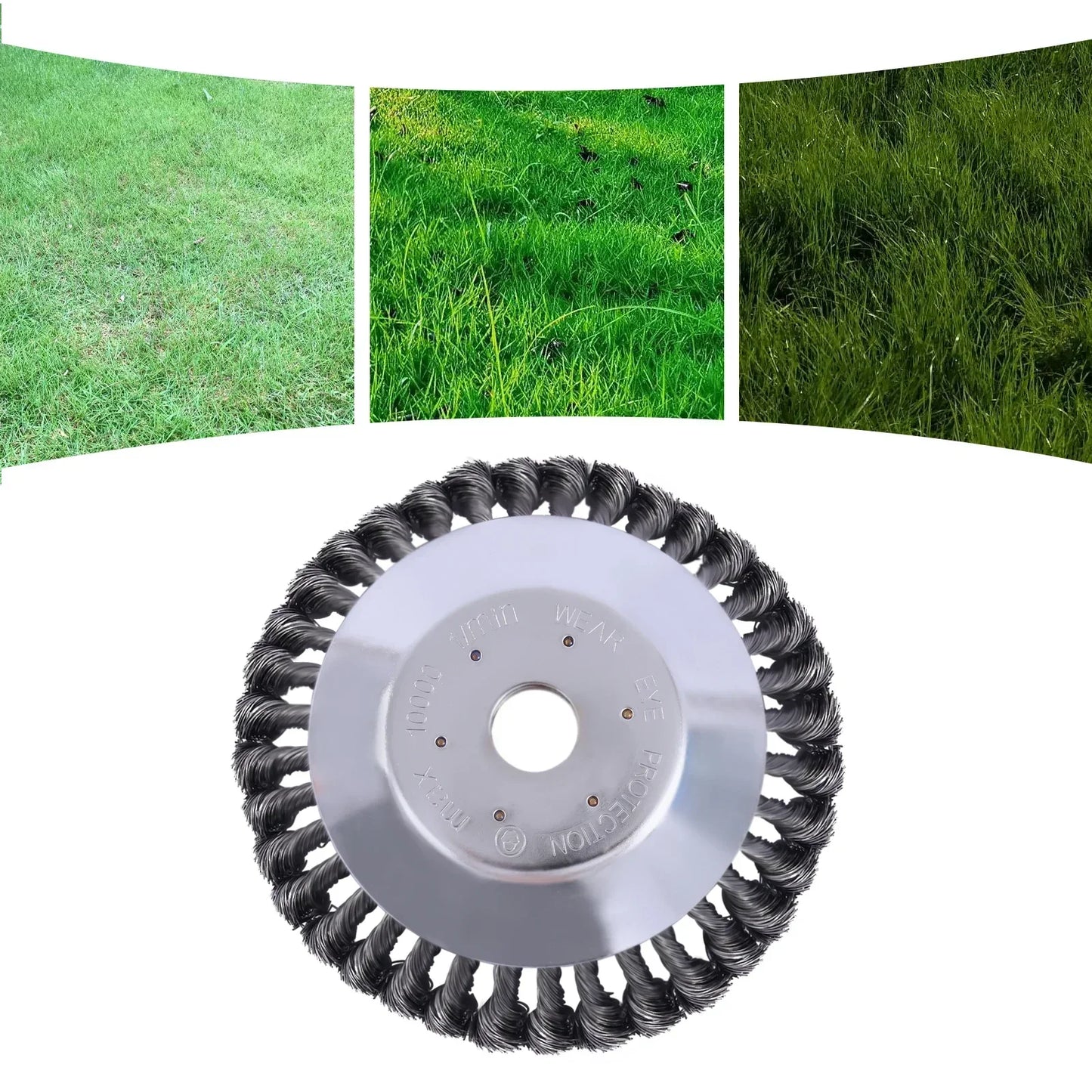 ProTrim Steel Wire Trimmer Head Professional Weed Brush for Efficient Cutting