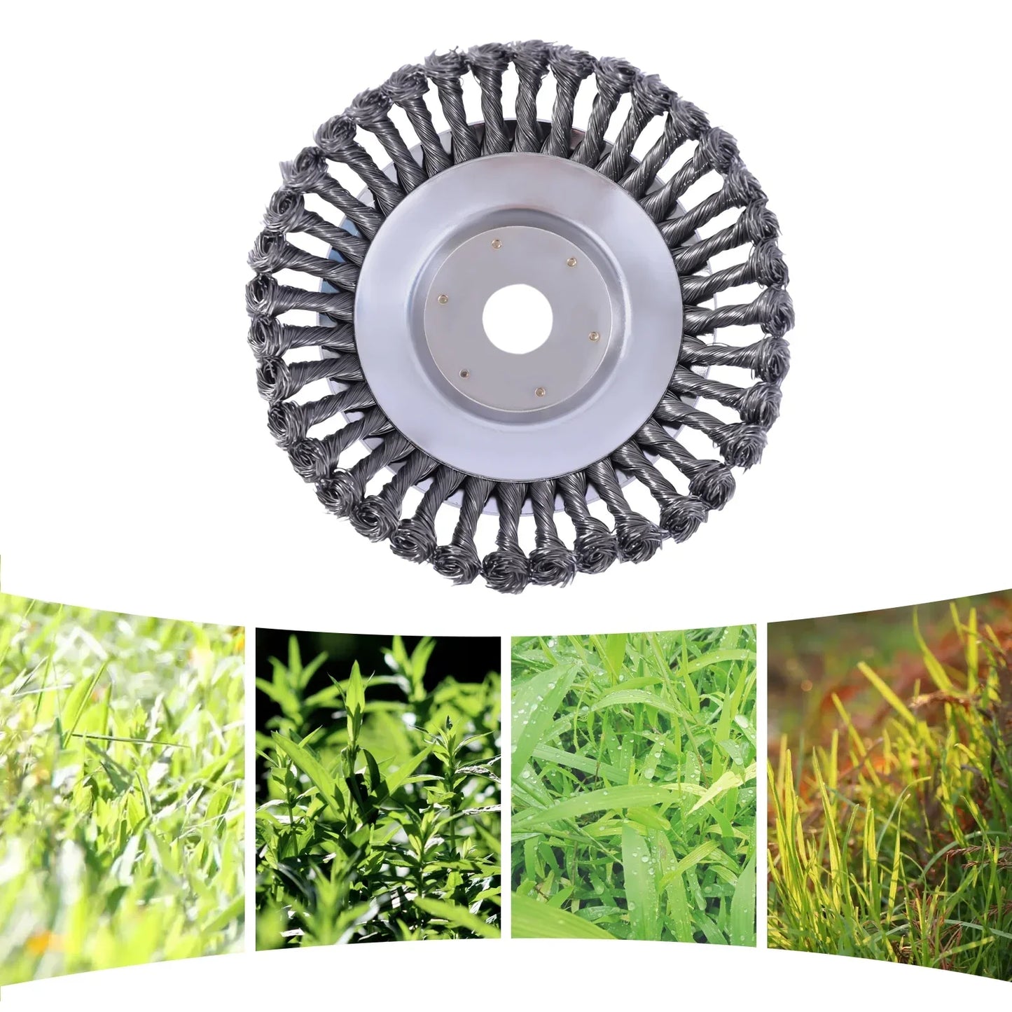 ProTrim Steel Wire Trimmer Head Professional Weed Brush for Efficient Cutting