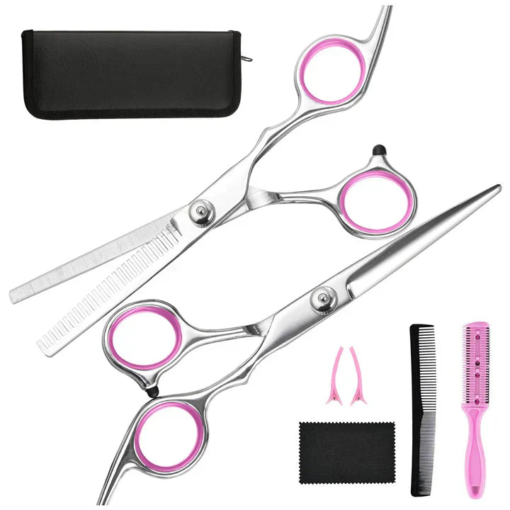 Professional Hair Cutting Thinning Scissors Set Precision Styling Tools