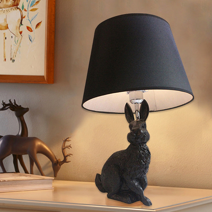 Rabbit Desk Lamp Cute Bunny Table Lamp LED Bedside Reading Light Kids Room Decor