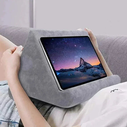 ReadRest Comfortable Tablet and E-Reader Pillow Stand Ergonomic Soft Foam Stand for Hands-Free Reading and Viewing