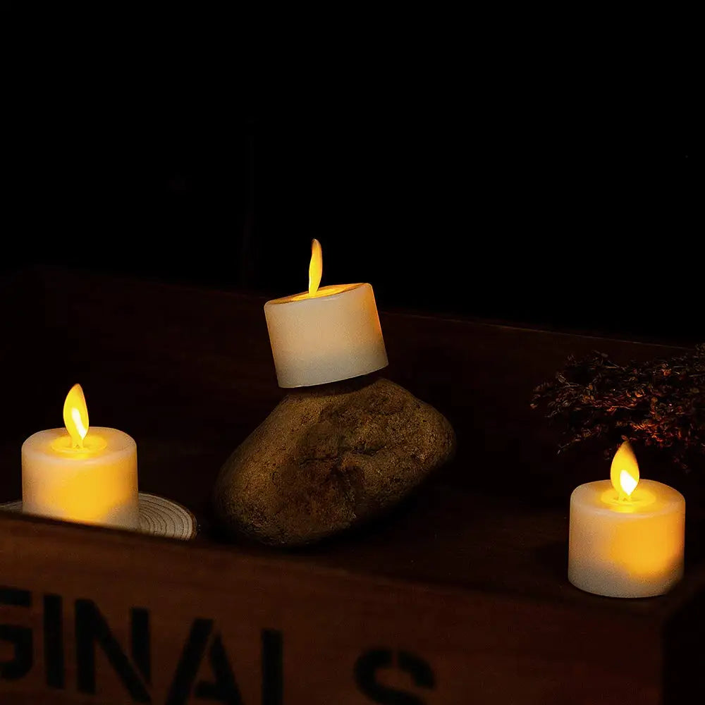 RealGlow LED Candles with Remote Control for Weddings & Events