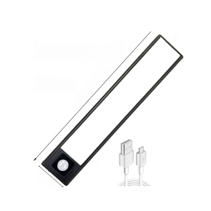 Rechargeable Motion Sensor LED Cabinet Light USB Wireless Under Cabinet Light for Kitchen Closet Wardrobe